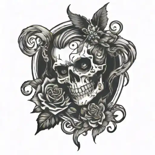 Don't be afraid of the darkness tattoo design idea