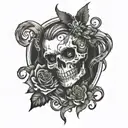 Don't be afraid of the darkness tattoo design idea