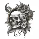 Don't be afraid of the darkness tattoo design idea
