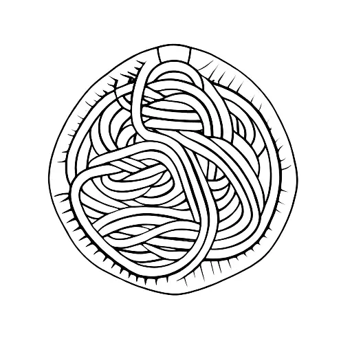 small braid tattoo design idea