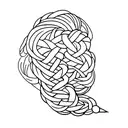 small braid tattoo design idea