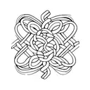 small braid tattoo design idea