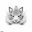 my mom name is Vivian tattoo design idea