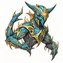 Warframe tattoo design idea