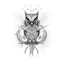 Sparrow tattoo design idea