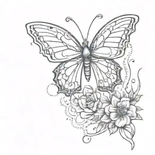 the butterfly simbol from life is strange  tattoo design idea