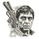 Scarface tattoo design idea