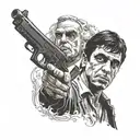 Scarface tattoo design idea