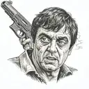Scarface tattoo design idea