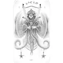 nudo de bruja gemini tarot hada tattoo design idea