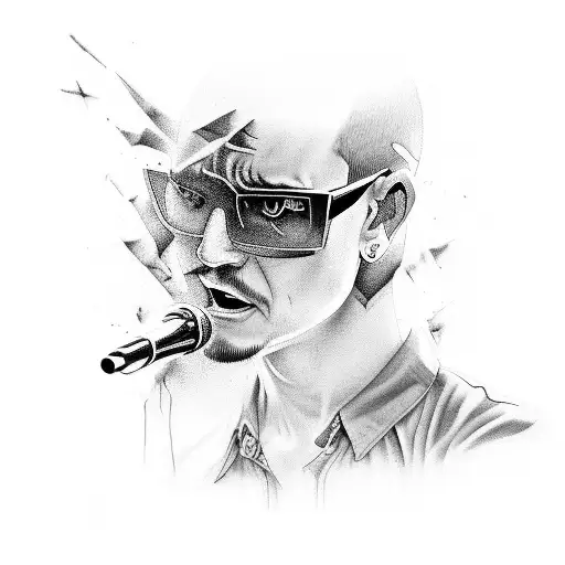 chester bennington tattoo design idea