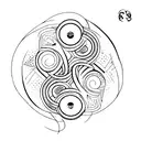 Incorporate elements of urban dancer with the ying yang symbol tattoo design idea