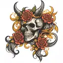 God bless you tattoo design idea