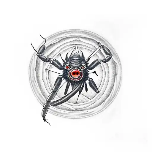uchiha Itachi with a scorpion  tattoo design idea