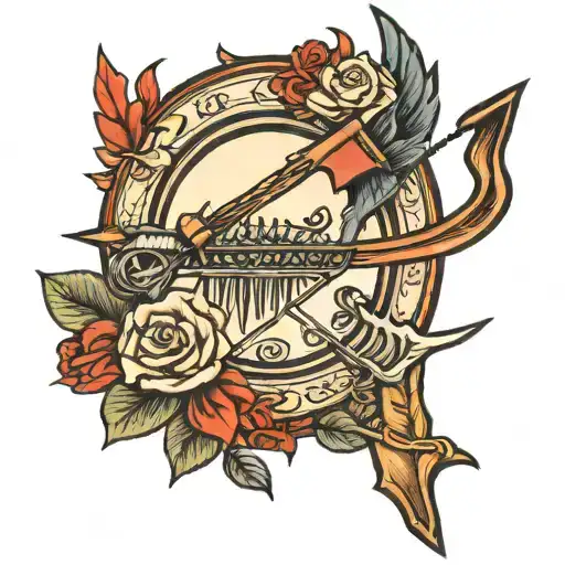 bow and arrow tattoo design tattoo design idea