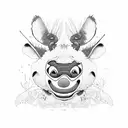 stitch patch tattoo design idea