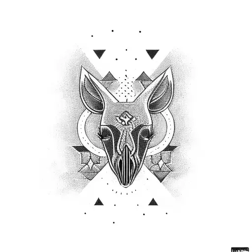 Australian out back southern cross  tattoo design idea