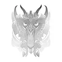 HORNBILL  tattoo design idea