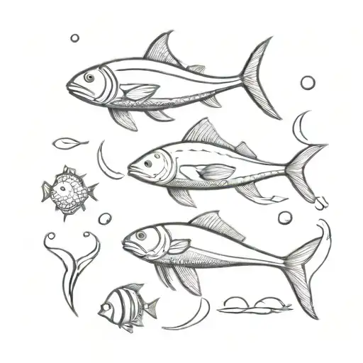 scuba diving tattoo design idea