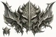 Skyrim tattoo design idea