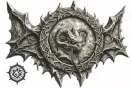 Skyrim tattoo design idea