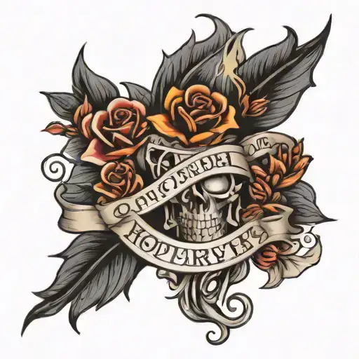 text tattoo design inspired tattoo featuring "nothing lasts forever" tattoo design idea