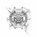 aviation tattoo design idea