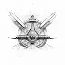 aviation tattoo design idea