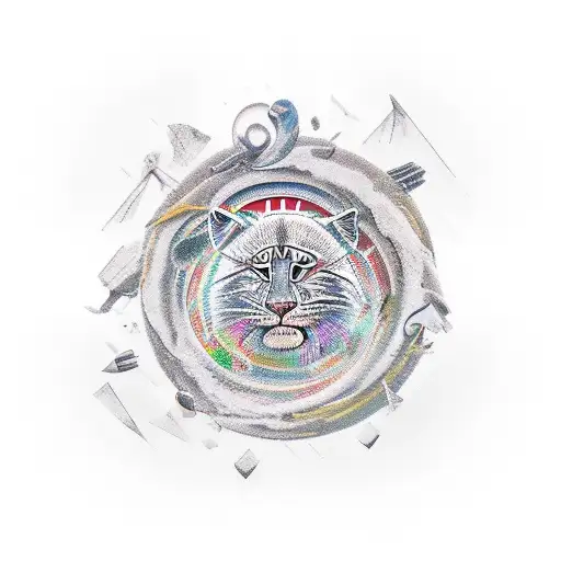 circle of life tattoo design idea