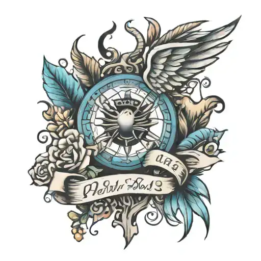 psalms 23 tattoo design idea