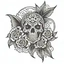 psalms 23 tattoo design idea