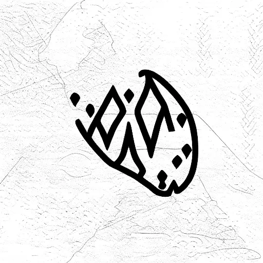 Rolling Stones Tongue and African Continent tattoo design idea