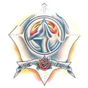 the creation of Adam for chest tattoo design idea