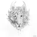 The greatest thing you'll ever learn is just to love and be loved in return tattoo design idea