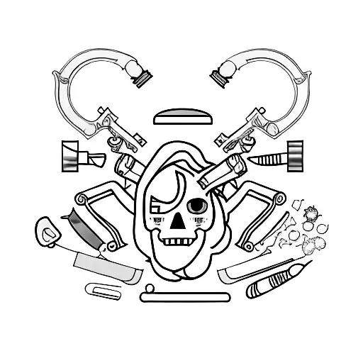 stoner surgeon tattoo design idea