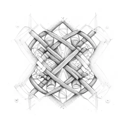 dna double helix tattoo design idea