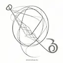 Simple number combination 3 6 9 0 tattoo design idea
