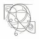 Simple number combination 3 6 9 0 tattoo design idea