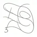 simple number 3 6 9 0 tattoo design idea