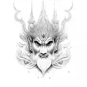 lord brahma  tattoo design idea