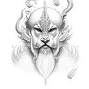 lord brahma  tattoo design idea