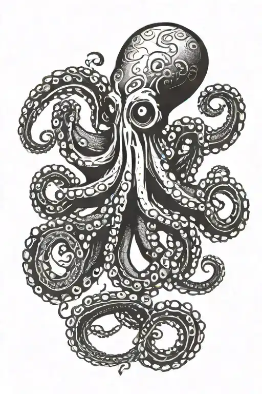 octopus and Greece flag Rolex  tattoo design idea