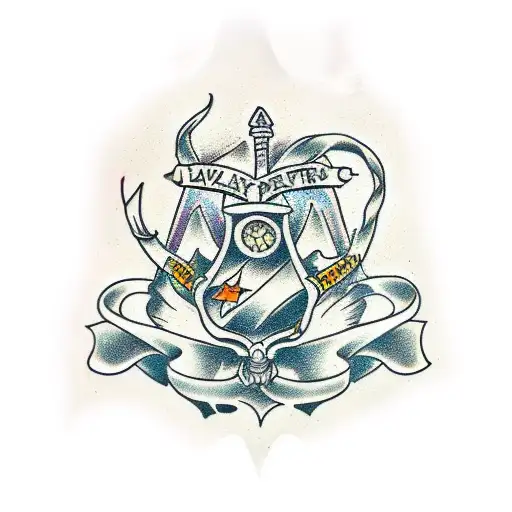 always written in harry Potter style tattoo design idea