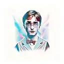 always written in harry Potter style tattoo design idea