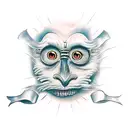 always written in harry Potter style tattoo design idea