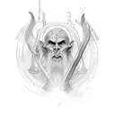 narsil lotr tattoo design idea