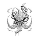 triton  tattoo design idea