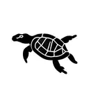 tortoise galapagos coordinates tattoo design idea