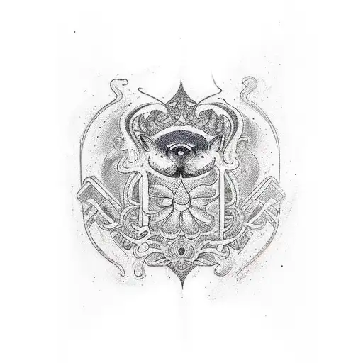 full arm tattoo sleeve on a man including: Bali, Thailand and a cruise ship  tattoo design idea