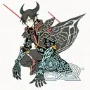 zuko in the animated castle outfit howl  tattoo design idea